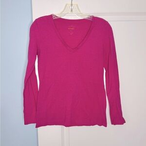 🍓6/$15🍓 Dark Pink V Neck Old Navy Top